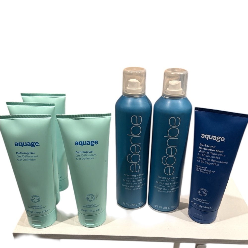 Aquage Hair Care Set - Blue and Teal
